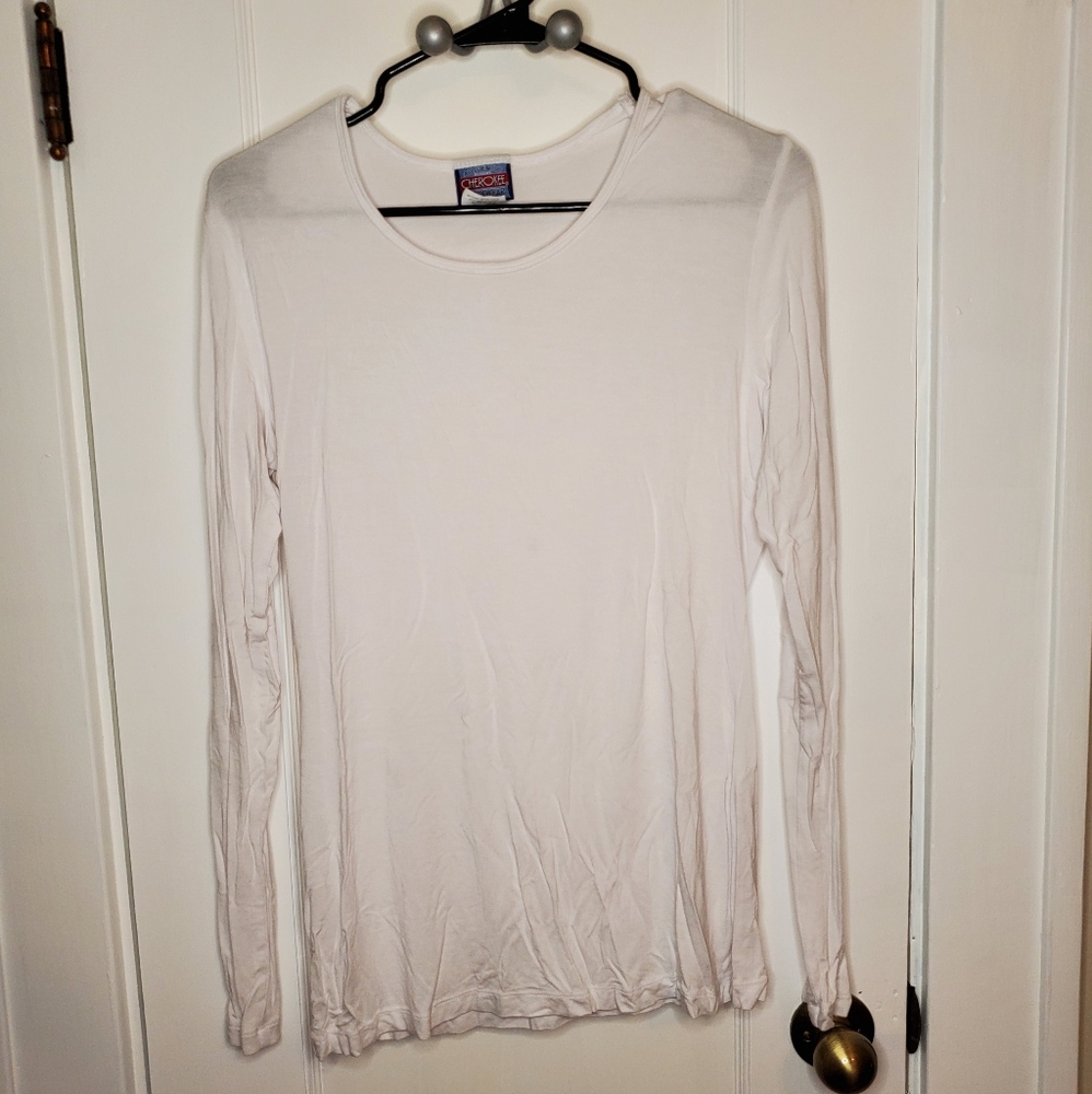 White Cherokee underscrub shirt